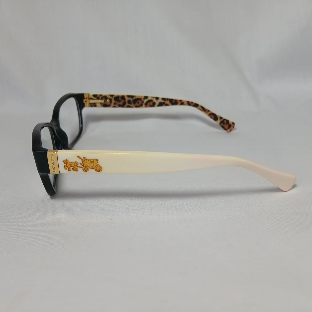 Authentic Coach Glasses For Women - Black and Leopard Print - HC6078 - Pre Owned